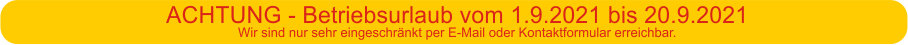 Urlaub AUGUST