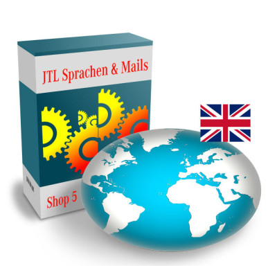Sprache Englisch für JTL-Shop 5.x